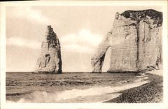 CPA Etretat la Grande Aiguille et Porte d'Aval 