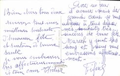 CPA Bonne Fete Fleurs Fer a cheval