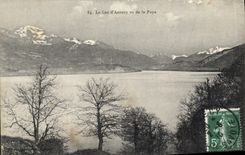 CPA Le Lac d'Annecy vu de la Puya 