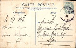 CPA Nimes Escalier de la Fontaine 