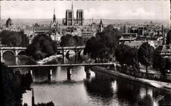 CPA Paris vue generale de la Cite 