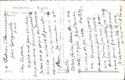 CPA Hanneucour S et O le Maitre Autel Chapelle du chateau 