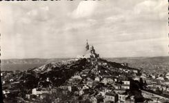 CPA Marseille Basilique Notre Dame de la Garde 