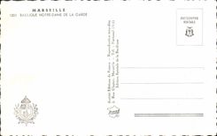 CPA Marseille Basilique Notre Dame de la Garde 