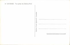 CPA Lourdes vue prise du chateau Fort 