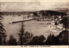 CPA Nice l'Entree du Port vue panoramique 