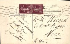 CPA Lourdes le Calvaire 1re station 