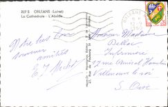 CPA Orleans Loiret La Cathedrale L'Abside 