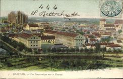 CPA Beauvais Vue Panoramique avec la Caserne Militaria