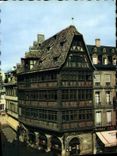 CPA l'Alsage pittoresque Strasbourg Bas Rhin Maison Kammerzell Rez de Chaussee Etages a Pans de bois