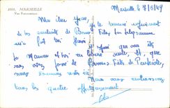 CPA Marseille Vue Panoramique 