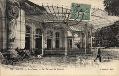 CPA Vichy Le Casino La Terrasse du Concert 