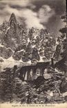 CPA Chamonix Aiguille du Dru et Chemin de fet du Montenvers 