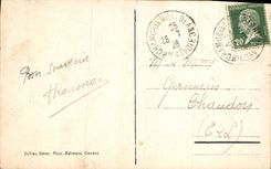 CPA Chamonix Aiguille du Dru et Chemin de fet du Montenvers 