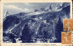 CPA Chamonix Hte Savoie et la Chaine des Aiguilles 