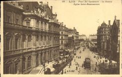 CPA Lyon Place de Cordeliers La Bourse Eglise Saint Bonaventure 