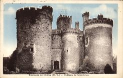 CPA Environs de Chalus H V Chateau de Montbrun 