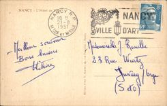 CPA Nancy l'Hotel de Ville 