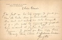 CPA Nancy Hemicycle de la Carriers Palais du Gouvernement 