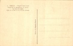 CPA Dreux Chapelle Saint Louis Vitrail de la Manufacture de Sevres Le baiser de Judas 