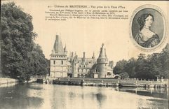 CPA Chateau de Maintenon Vue prise de la Piece d'Eau 