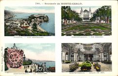 CPA Souvenir de Monte Carlo 