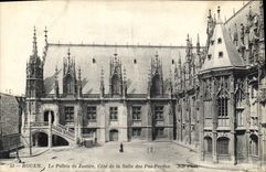 CPA Rouen Le Palais de Justice Cote de la Salle des Pas Perdus 