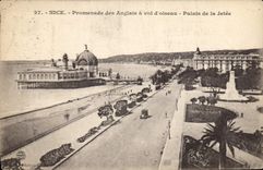 CPA Nice Promenade des Anglais a vol d'Oiseau Palais de la Jetee 