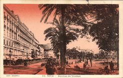CPA Nice Avenue de Verdun 