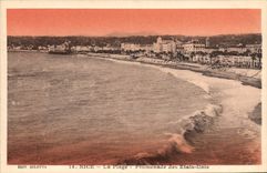 CPA Nice La Plage Promenade des Etains Unis 