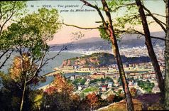CPA Nice Vue generale prise du Mont Boron 