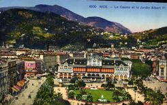 CPA Nice Le Casino et le Jardin Albert 1er