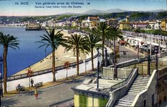 CPA Nice Vue generale prise du Chateau 