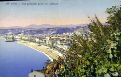 CPA Nice Vue generale prise du Chateau 