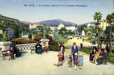 CPA Nice Le Jardin Albert I et le Casino Municipal 