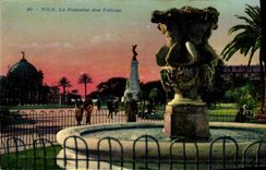 CPA Nice La Fontaine des Tritons 