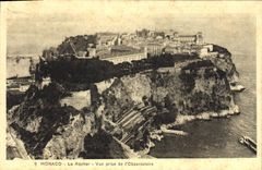 CPA Monaco Le Rocher Vue prise de l'Observatoire 