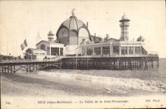 CPA Nice Alpes Maritimes Le Palais de la Jetee Promenade 