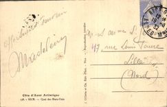 CPA Cote d'Azur Ertistique Nice Quai des Etats Unis 