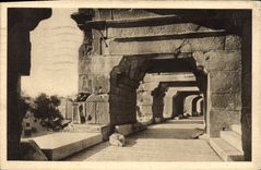 CPA Nimes Les Arenes Galeries exterieures 