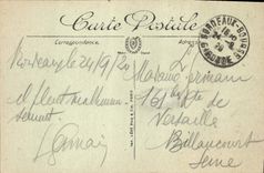 CPA Bordeaux Le Grande Allee du Jardin Public 