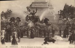 CPA Bordeaux Detail de Monument des Garoudins 