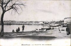 CPA Honfleur La Toilette des Barques 