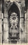 CPA Les Ruines de la Guerre Reims Interieur de la Cathedrale 