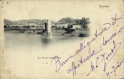 CPA Vienne Le Pont suspendu 