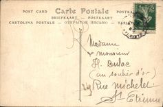 CPA Menton La Promenade du Midi Ane Mule