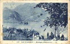 CPA Lac d'Annecy Montagne d'Entrevernes 