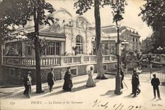 CPA Vichy Le Casino et les Terrasses 