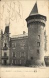 CPA Busset Le Chateau Facade interieure 