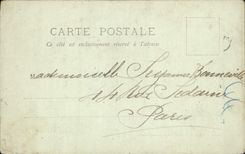 CPA Busset Le Chateau Facade interieure 